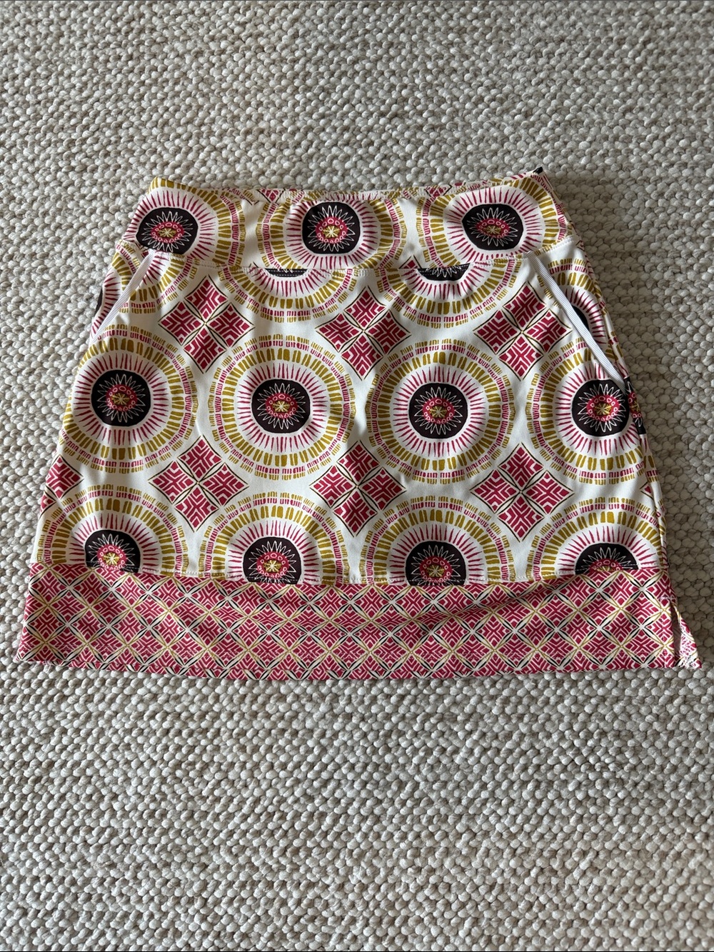 Printed A-Line Skort